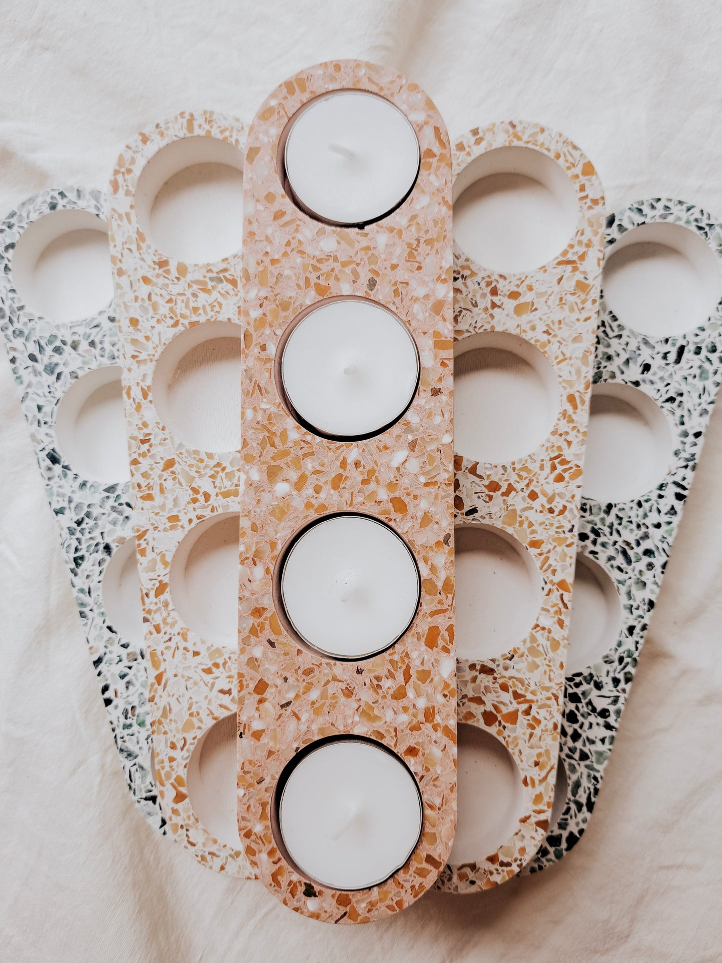 Long tealight holder