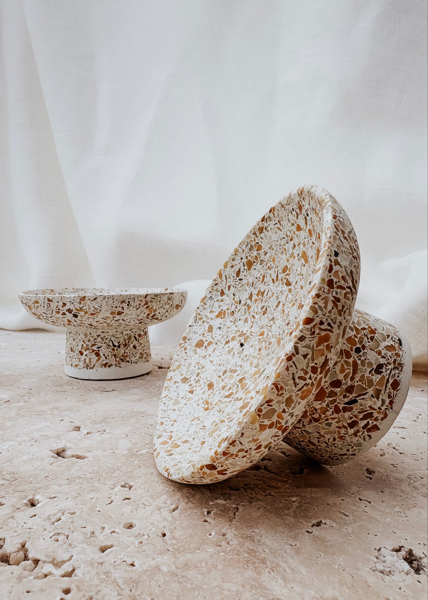 Pedestal Bowl - siena collection