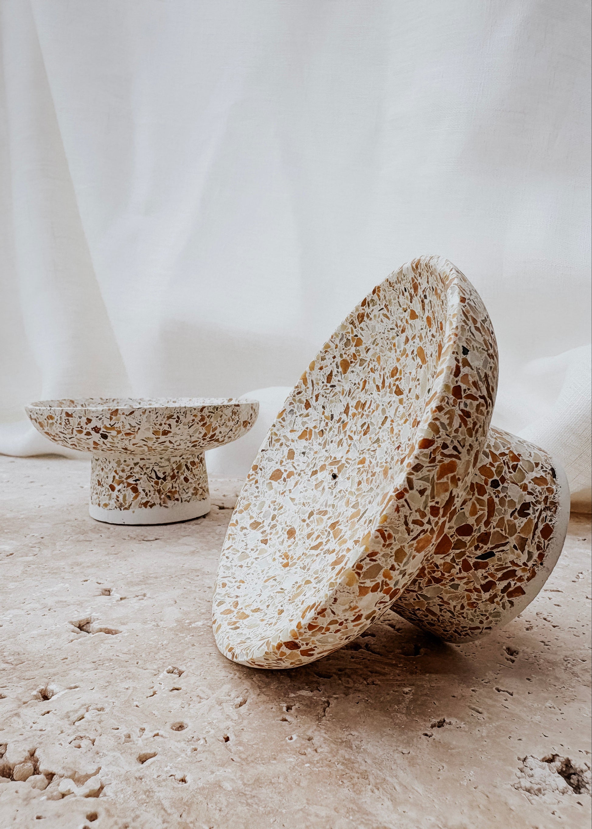 Pedestal Bowl - siena collection